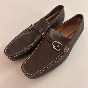 Men's Brown Leather Loafers
